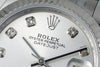 Datejust 31 mm Silver Diamond Dial | Oyster ETA