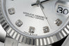 Datejust 31 mm Silver Diamond Dial | Oyster ETA