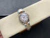 Datejust 31 mm White Roman Dial | Everose Two-Tone Oyster | Diamond Bezel | ETA 2688