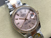 Datejust 31 mm Pink Baton Dial | Everose Two-Tone Oyster | Diamond Bezel | ETA 2688