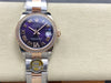 Datejust 31 mm Purple Roman Dial | Everose Two-Tone Oyster | Diamond Bezel | ETA 2688