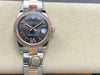 Datejust 31 mm Slate Roman Dial | Everose Two-Tone Oyster | Diamond Bezel | ETA 2688