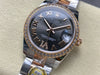 Datejust 31 mm Slate Roman Dial | Everose Two-Tone Oyster | Diamond Bezel | ETA 2688