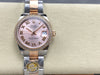 Datejust 31 mm Pink Roman Dial | Everose Two-Tone Oyster | Diamond Bezel | ETA 2688