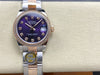 Datejust 31 mm Purple Diamond Dial | Everose Two-Tone Oyster | Diamond Bezel | ETA 2688