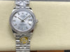 Datejust 31 mm Silver Baton Dial | Steel Jubilee | Diamond Bezel | ETA 2688