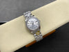 Datejust 31 mm Silver Baton Dial | Steel Jubilee | Diamond Bezel | ETA 2688