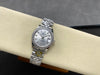 Datejust 31 mm Silver Baton Dial | Steel Jubilee | Diamond Bezel | ETA 2688