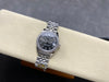 Datejust 31 mm Dark Rhodium Baton Dial | Steel Jubilee | Diamond Bezel | ETA 2688
