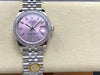 Datejust 31 mm Pink Baton Dial | Steel Jubilee | Diamond Bezel | ETA 2688