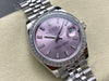Datejust 31 mm Pink Baton Dial | Steel Jubilee | Diamond Bezel | ETA 2688