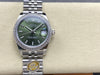 Datejust 31 mm Green Baton Dial | Steel Jubilee | Diamond Bezel | ETA 2688