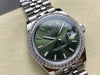Datejust 31 mm Green Baton Dial | Steel Jubilee | Diamond Bezel | ETA 2688