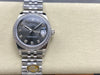 Datejust 31 mm Dark Rhodium Diamond Dial | Steel Jubilee | Diamond Bezel | ETA 2688