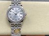 Datejust 31 mm Silver Diamond Dial | Steel Jubilee | Diamond Bezel | ETA 2688