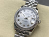 Datejust 31 mm Silver Diamond Dial | Steel Jubilee | Diamond Bezel | ETA 2688