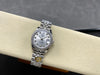 Datejust 31 mm Silver Diamond Dial | Steel Jubilee | Diamond Bezel | ETA 2688