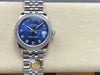 Datejust 31 mm Blue Diamond Dial | Steel Jubilee | Diamond Bezel | ETA 2688