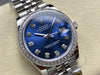 Datejust 31 mm Blue Diamond Dial | Steel Jubilee | Diamond Bezel | ETA 2688