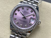 Datejust 31 mm Pink Diamond Dial | Steel Jubilee | Diamond Bezel | ETA 2688