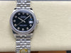 Datejust 31 mm Black Diamond Dial | Steel Jubilee | Diamond Bezel | ETA 2688