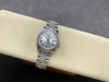 Datejust 31 mm Silver Roman Dial | Steel Jubilee | Diamond Bezel | ETA 2688