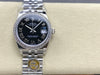 Datejust 31 mm Black Roman Dial | Steel Jubilee | Diamond Bezel | ETA 2688