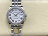 Datejust 31 mm White Roman Dial | Steel Jubilee | Diamond Bezel | ETA 2688