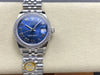 Datejust 31 mm Blue Roman Dial | Steel Jubilee | Diamond Bezel | ETA 2688