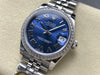 Datejust 31 mm Blue Roman Dial | Steel Jubilee | Diamond Bezel | ETA 2688