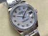 Datejust 31 mm Mother of Pearl Diamond Dial | Steel Oyster | Diamond Bezel | ETA 2688