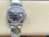 Datejust 31 mm Dark Rhodium Diamond Dial | Steel Oyster | Diamond Bezel | ETA 2688