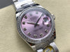 Datejust 31 mm Pink Diamond Dial | Steel Oyster | Diamond Bezel | ETA 2688