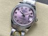 Datejust 31 mm Pink Diamond Dial | Steel Oyster | Diamond Bezel | ETA 2688