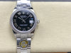 Datejust 31 mm Black Roman Dial | Steel Oyster | Diamond Bezel | ETA 2688