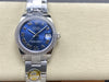 Datejust 31 mm Blue Roman Dial | Steel Oyster | Diamond Bezel | ETA 2688