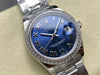 Datejust 31 mm Blue Roman Dial | Steel Oyster | Diamond Bezel | ETA 2688