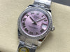 Datejust 31 mm Pink Roman Dial | Steel Oyster | Diamond Bezel | ETA 2688