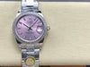 Datejust 31 mm Pink Baton Dial | Steel Oyster | Diamond Bezel | ETA 2688