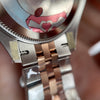 ARF – Datejust 31 mm Pembe Diamond Dial | Çelik / Rose Gold Jubilee | Yivli Bezel | ARF 2236
