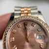 ARF – Datejust 31 mm Pink Diamond Dial | Çelik / Rose Gold Jubilee | Taşlı Bezel | ARF 2236