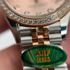 ARF – Datejust 31 mm Pink Diamond Dial | Çelik / Rose Gold Jubilee | Taşlı Bezel | ARF 2236