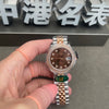 ARF – Datejust 31 mm Chocolate Diamond Dial | Çelik / Rose Gold Jubilee | Taşlı Bezel | ARF 2236