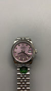 ARF – Datejust 31 mm Pink Diamond Dial | Çelik Jubilee | Yivli Bezel | ARF 2671