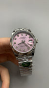 ARF – Datejust 31 mm Pink Diamond Dial | Çelik Jubilee | Yivli Bezel | ARF 2671