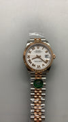 ARF – Datejust 31 mm White Roman Dial | Çelik / Rose Gold Jubilee | Yivli Bezel | ARF 2671