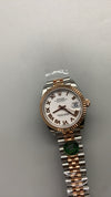 ARF – Datejust 31 mm White Roman Dial | Çelik / Rose Gold Jubilee | Yivli Bezel | ARF 2671