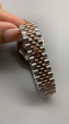 ARF – Datejust 31 mm White Roman Dial | Çelik / Rose Gold Jubilee | Yivli Bezel | ARF 2671