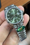 ARF – Datejust 31 mm Green Baton Dial | Çelik Jubilee | Yivli Bezel | ARF 2236