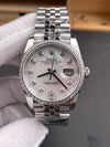 ARF – Datejust 36 126284RBR Mother of Pearl Diamond Dial | Çelik Jubilee | Taşlı Bezel | Super Clone 32